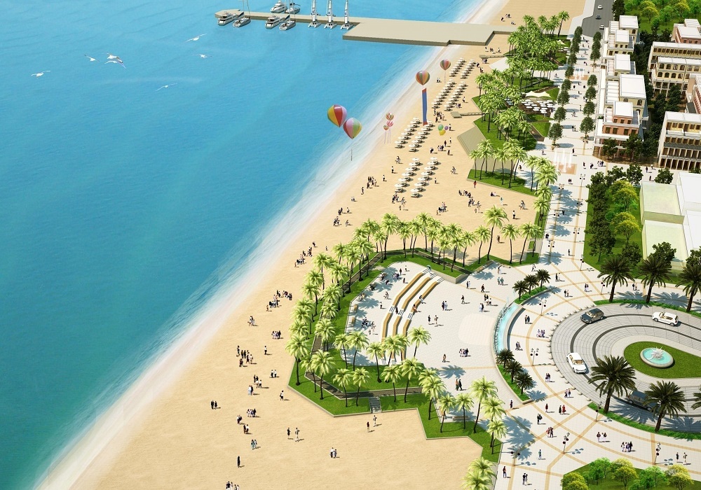 bãi biển tại Waterfront Luxury Hotels Phú Quốc